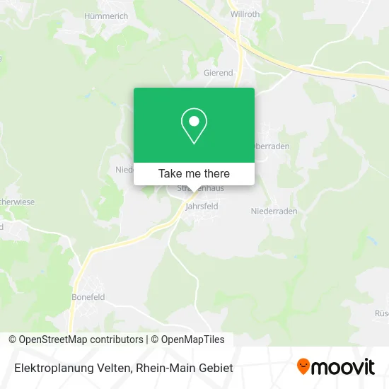 Карта Elektroplanung Velten