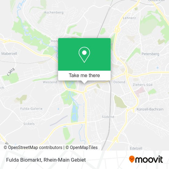 Карта Fulda Biomarkt