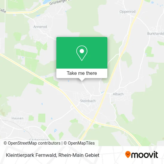 Карта Kleintierpark Fernwald