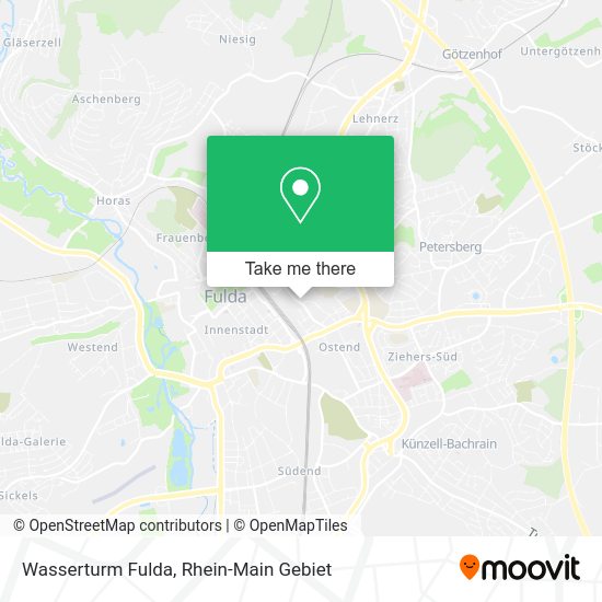 Wasserturm Fulda map