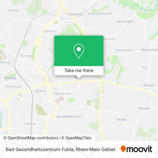 Карта Bad Gesundheitszentrum Fulda