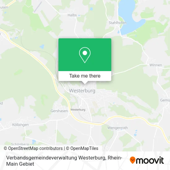 Карта Verbandsgemeindeverwaltung Westerburg