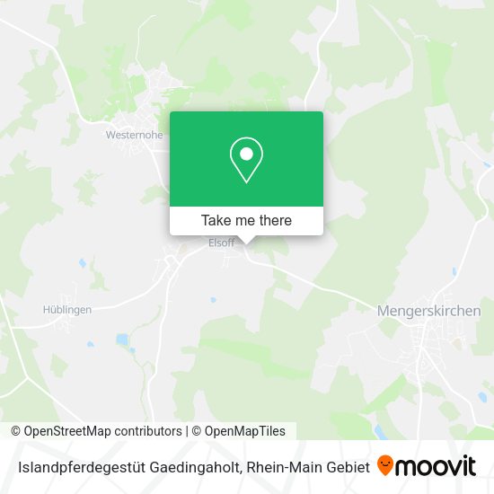 Карта Islandpferdegestüt Gaedingaholt