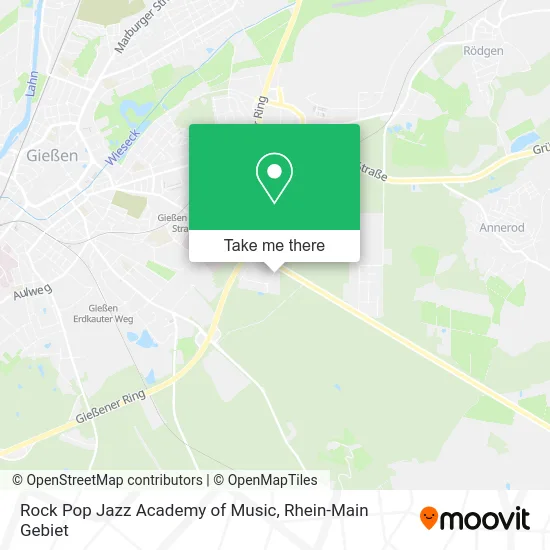 Карта Rock Pop Jazz Academy of Music