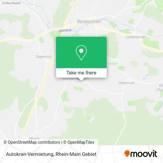 Карта Autokran-Vermietung