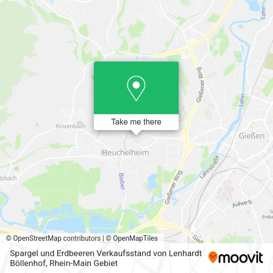 Карта Spargel und Erdbeeren Verkaufsstand von Lenhardt Böllenhof