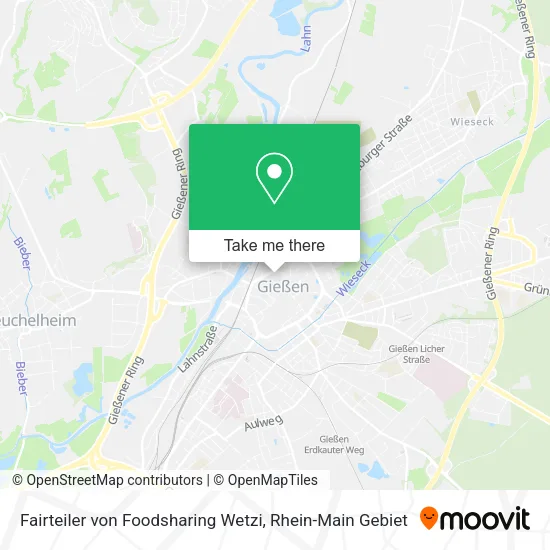 Карта Fairteiler von Foodsharing Wetzi
