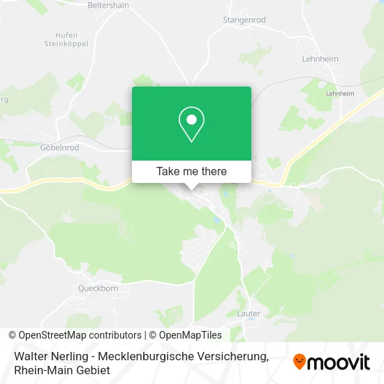 Карта Walter Nerling - Mecklenburgische Versicherung