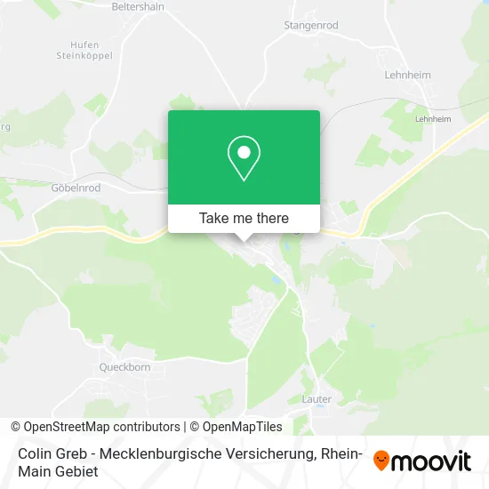 Карта Colin Greb - Mecklenburgische Versicherung