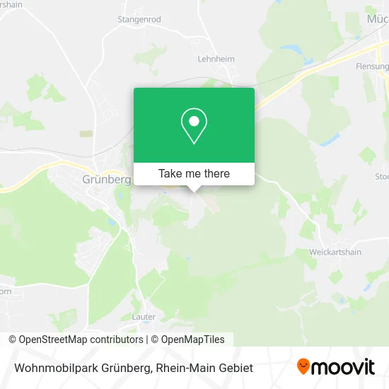 Карта Wohnmobilpark Grünberg
