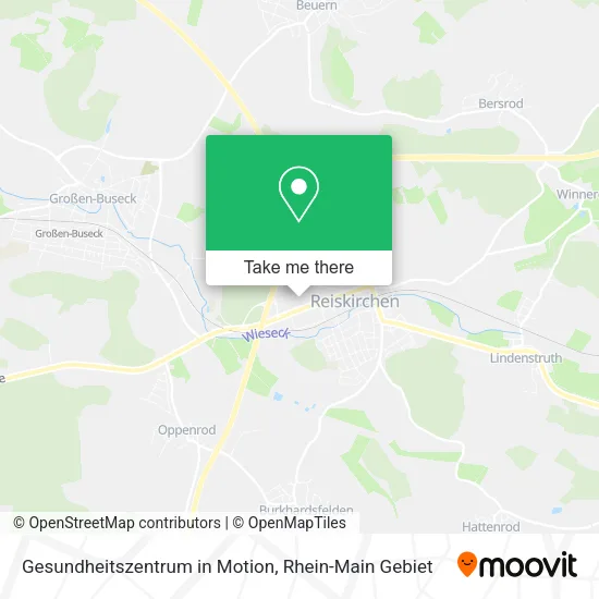 Карта Gesundheitszentrum in Motion