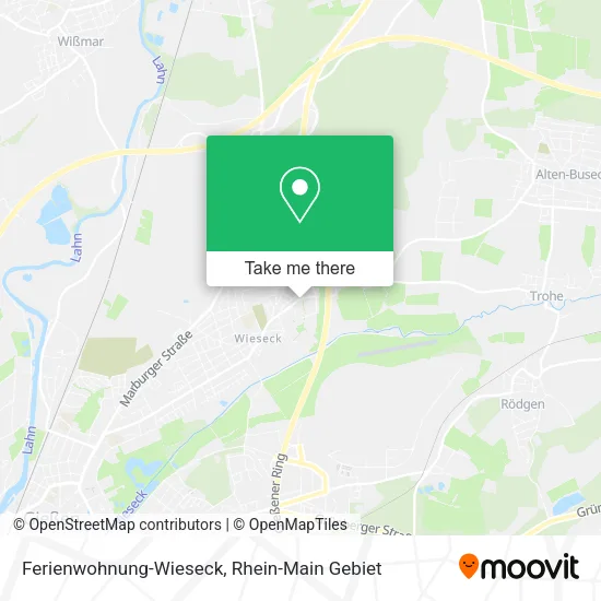 Карта Ferienwohnung-Wieseck