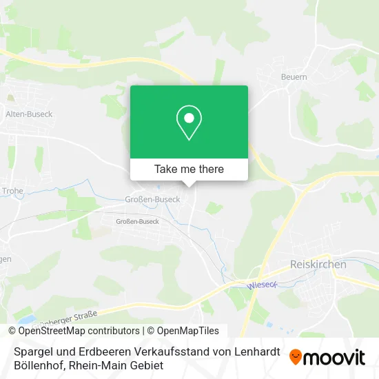 Карта Spargel und Erdbeeren Verkaufsstand von Lenhardt Böllenhof
