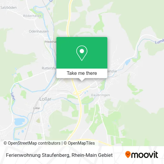Карта Ferienwohnung Staufenberg