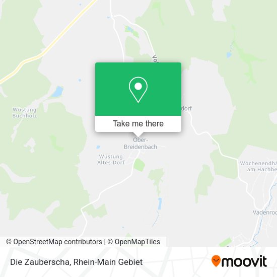 Карта Die Zauberscha