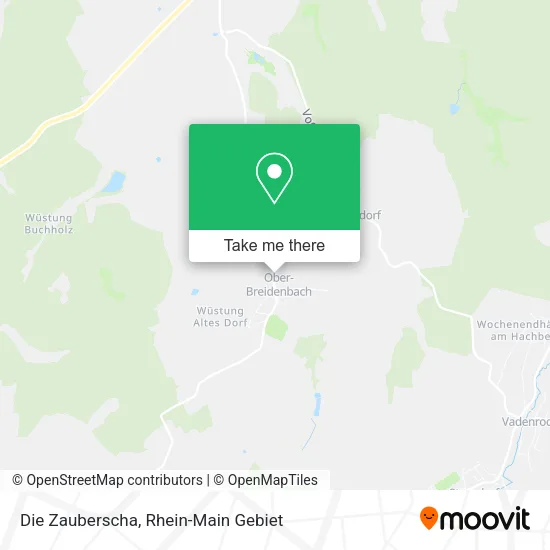 Карта Die Zauberscha