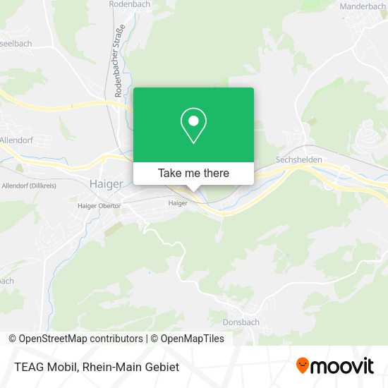 Карта TEAG Mobil