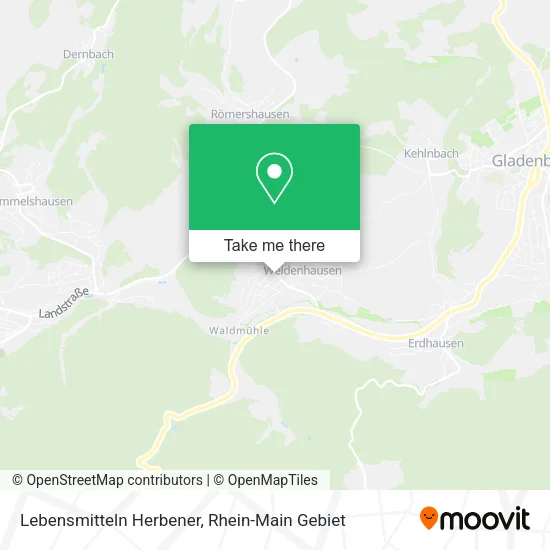 Карта Lebensmitteln Herbener
