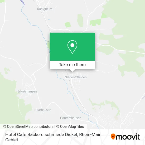 Карта Hotel Cafe Bäckereischmiede Dickel
