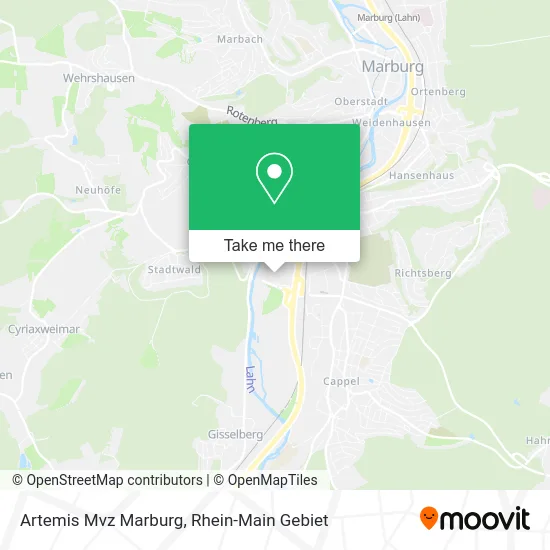 Карта Artemis Mvz Marburg