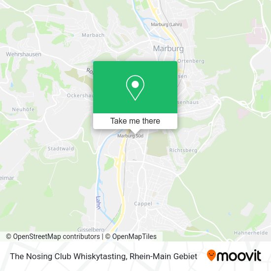 Карта The Nosing Club Whiskytasting