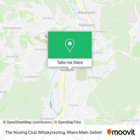 The Nosing Club Whiskytasting map