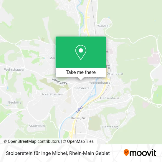 Stolperstein für Inge Michel map