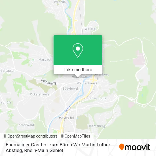 Карта Ehemaliger Gasthof zum Bären Wo Martin Luther Abstieg