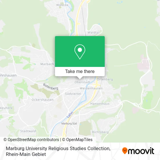 Карта Marburg University Religious Studies Collection