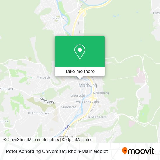 Карта Peter Konerding Universität