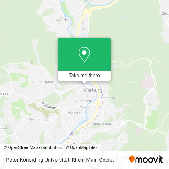 Карта Peter Konerding Universität
