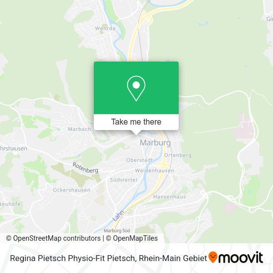 Карта Regina Pietsch Physio-Fit Pietsch