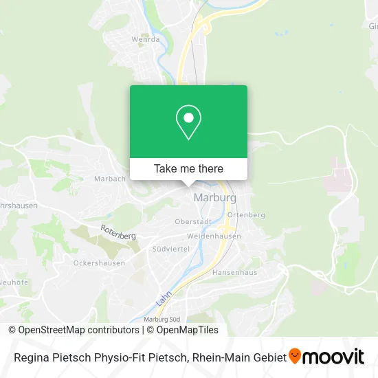 Карта Regina Pietsch Physio-Fit Pietsch