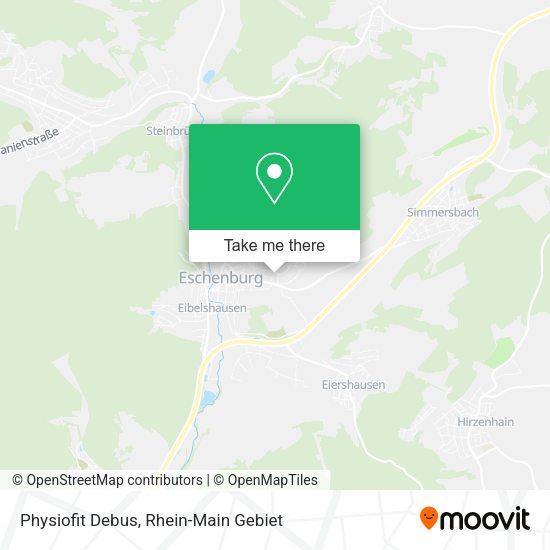 Карта Physiofit Debus