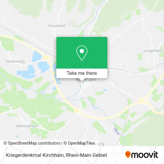 Карта Kriegerdenkmal Kirchhain