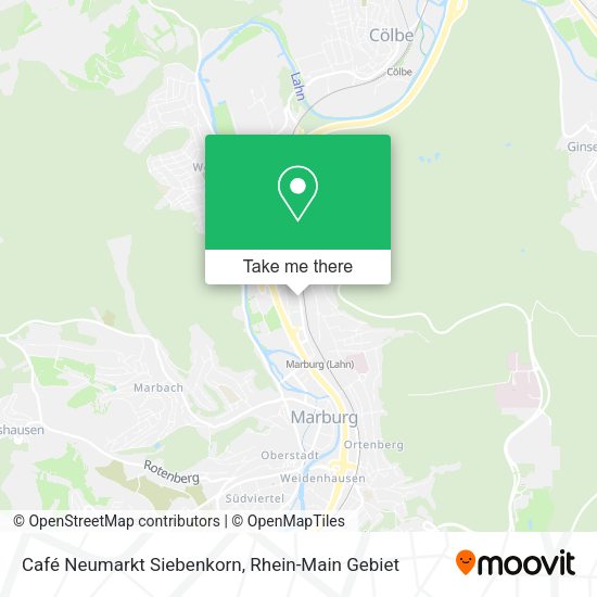 Карта Café Neumarkt Siebenkorn