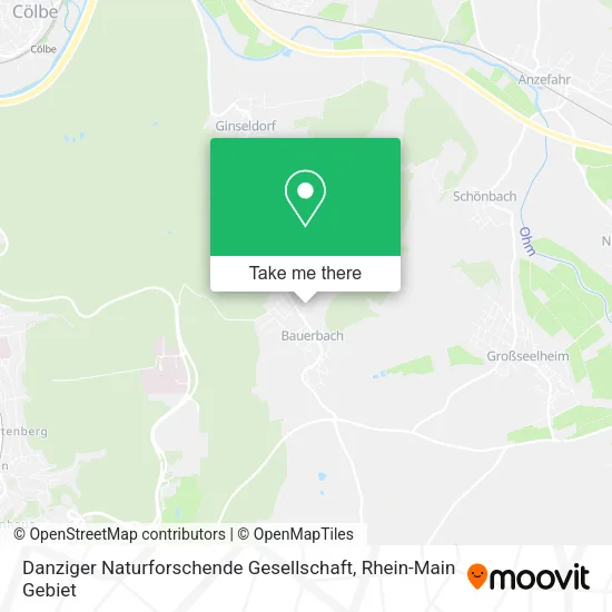 Danziger Naturforschende Gesellschaft map