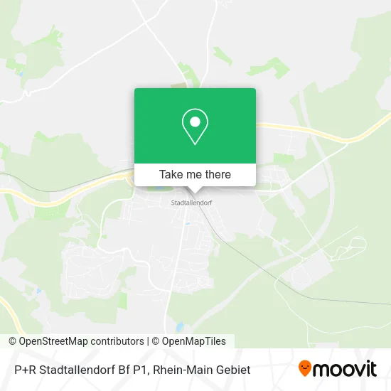 Карта P+R Stadtallendorf Bf P1