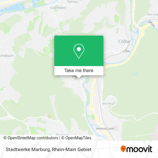 Карта Stadtwerke Marburg