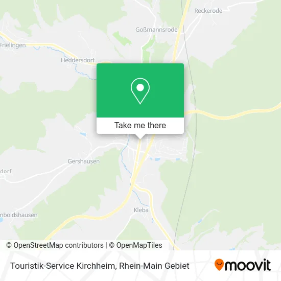 Карта Touristik-Service Kirchheim