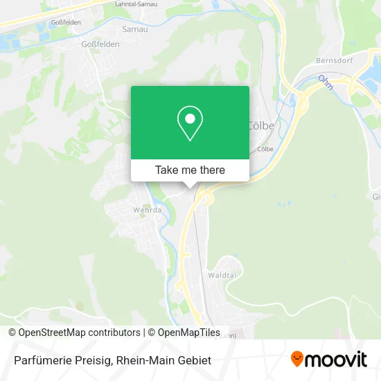 Карта Parfümerie Preisig