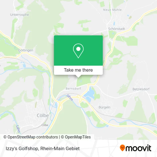 Карта Izzy's Golfshop