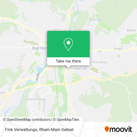Карта Fink Verwaltungs