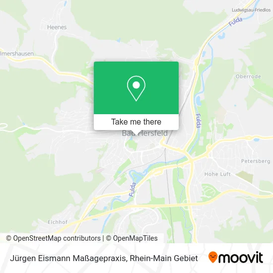 Карта Jürgen Eismann Maßagepraxis