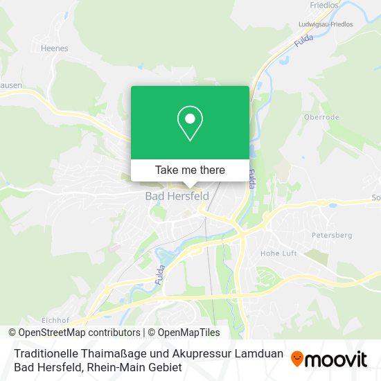 Карта Traditionelle Thaimaßage und Akupressur Lamduan Bad Hersfeld