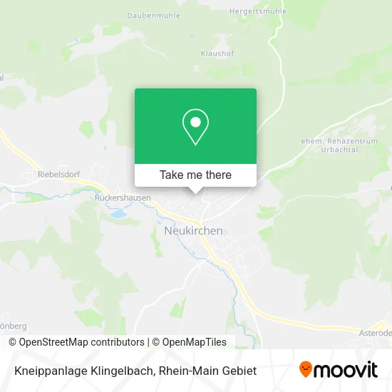 Карта Kneippanlage Klingelbach