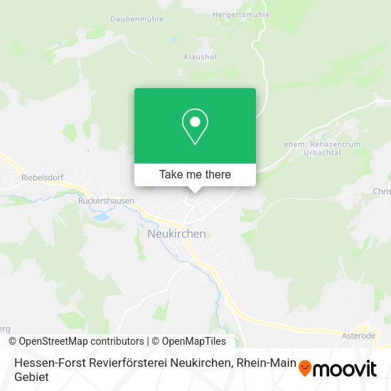 Карта Hessen-Forst Revierförsterei Neukirchen