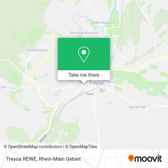 Карта Treysa REWE