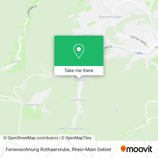 Карта Ferienwohnung Rothaarstube