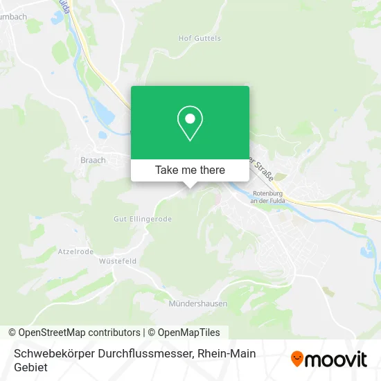 Карта Schwebekörper Durchflussmesser